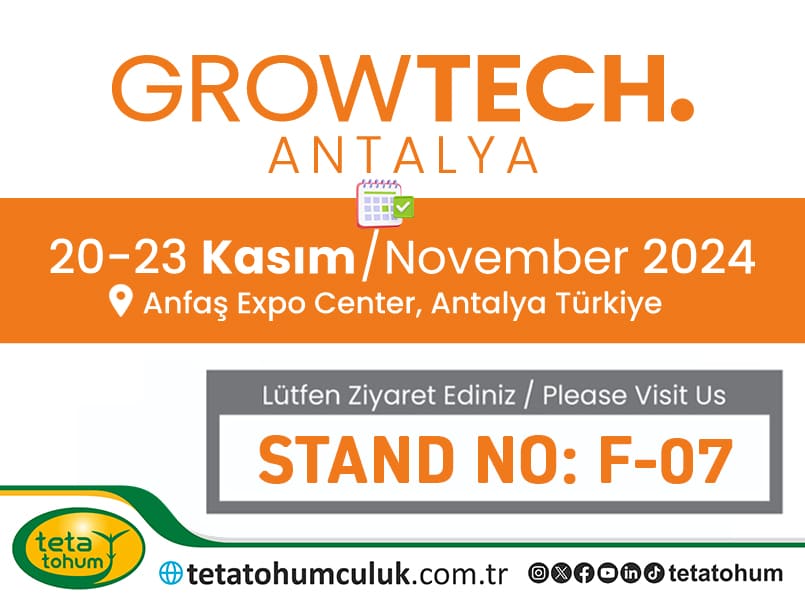 Growtech 2024 Fuar Antalya